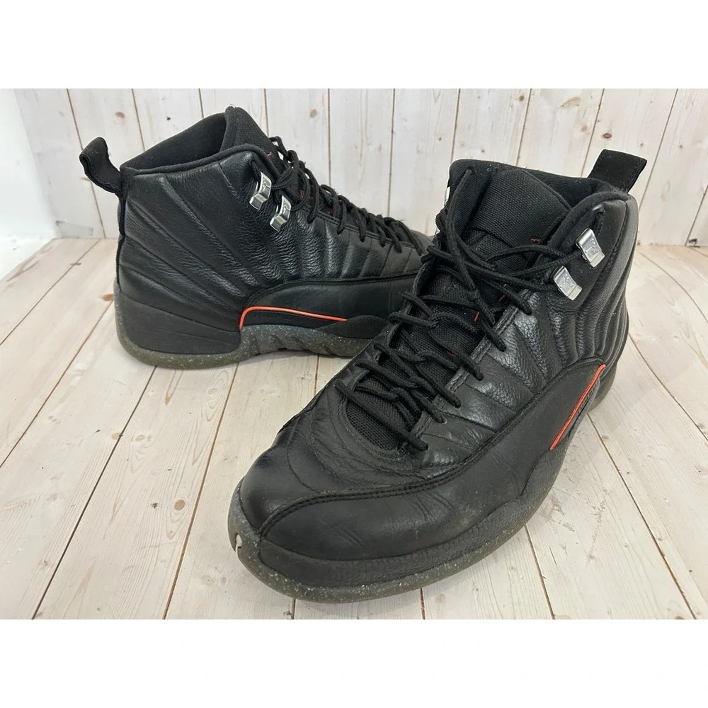 Nike Air Jordan 12 Retro Utility Black/Bright Crimson Men's Size 12 DC1062-006